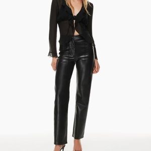 Black Aritzia Melina pant 6 tall